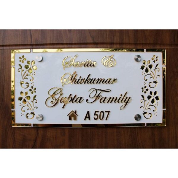 Personalized name plate