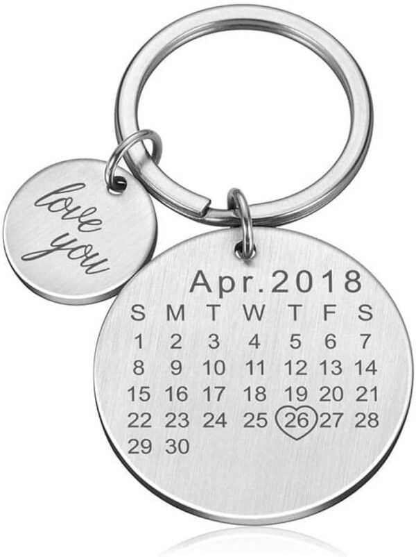 Personalized Stainless Steel Keychain