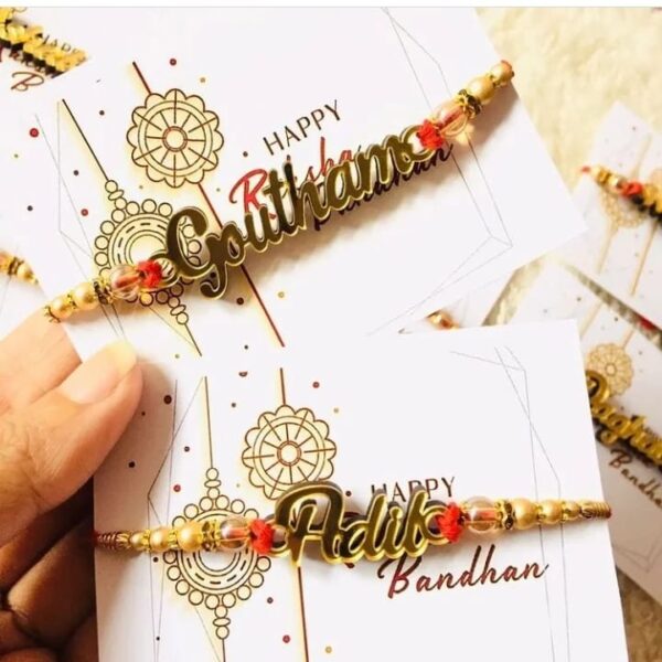 Personalized name  Rakhi