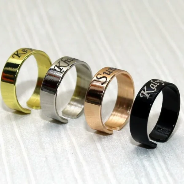 Personalized Couple  Ring