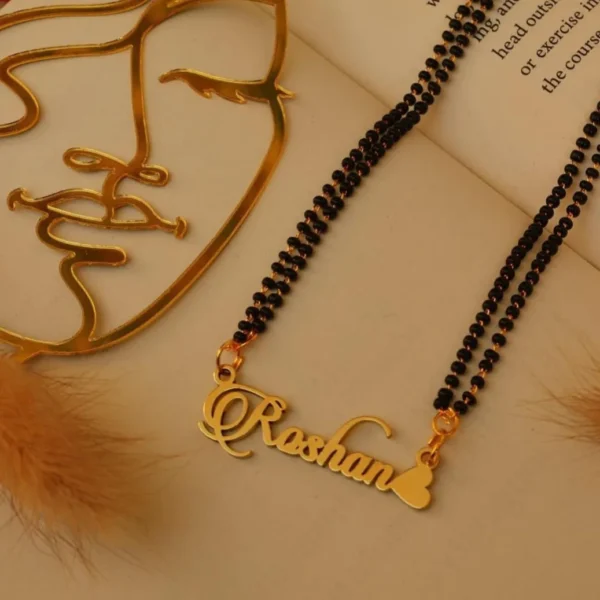 Personalized 18k Gold Plated  Mangalsutra