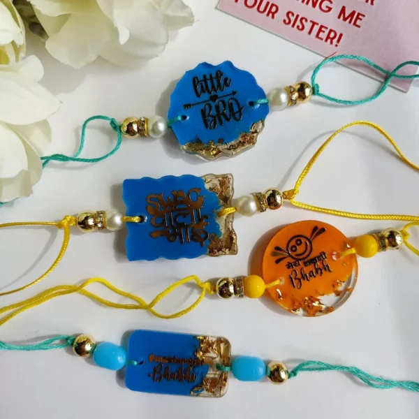 Personalized  Resin Rakhi