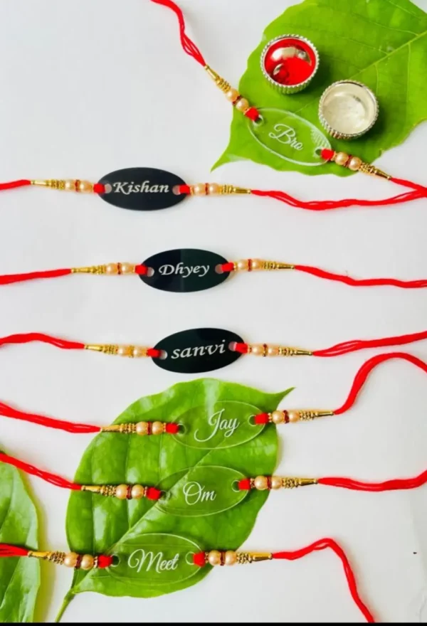 Personalized name Rakhi