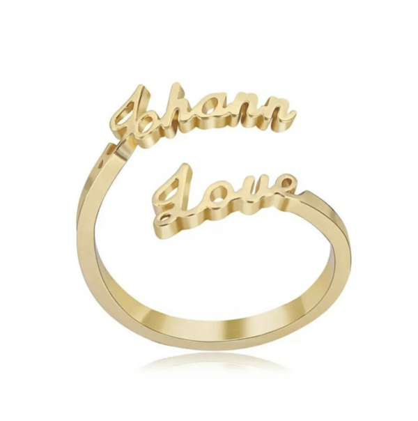 Personalized Name Ring